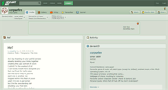 Desktop Screenshot of corpsefire.deviantart.com