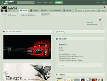 Tablet Screenshot of iheb003.deviantart.com