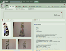 Tablet Screenshot of fiiro.deviantart.com