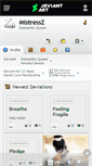 Mobile Screenshot of mistressz.deviantart.com