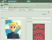 Tablet Screenshot of malshan.deviantart.com