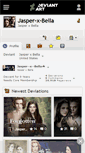 Mobile Screenshot of jasper-x-bella.deviantart.com