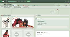 Desktop Screenshot of girls-with-tails.deviantart.com