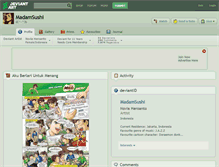 Tablet Screenshot of madamsushi.deviantart.com