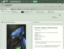 Tablet Screenshot of liquid-skin.deviantart.com