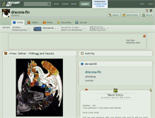 Tablet Screenshot of dracona-fin.deviantart.com