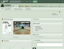 Tablet Screenshot of end2draw.deviantart.com