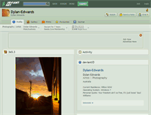 Tablet Screenshot of dylan-edwards.deviantart.com