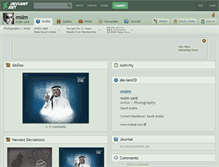Tablet Screenshot of mslm.deviantart.com