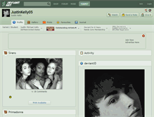 Tablet Screenshot of justinkelly05.deviantart.com