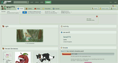 Desktop Screenshot of lana2772.deviantart.com