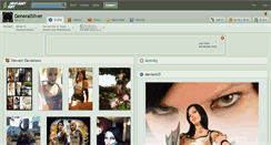 Desktop Screenshot of generalsilver.deviantart.com
