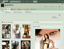 Tablet Screenshot of generalsilver.deviantart.com