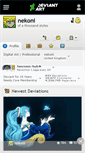 Mobile Screenshot of nekoni.deviantart.com
