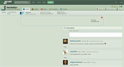 Desktop Screenshot of macdaddyv.deviantart.com