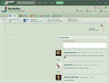 Tablet Screenshot of macdaddyv.deviantart.com