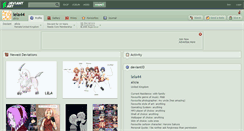 Desktop Screenshot of lela44.deviantart.com