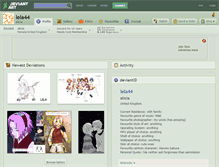 Tablet Screenshot of lela44.deviantart.com