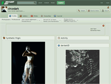 Tablet Screenshot of circedark.deviantart.com