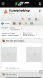 Mobile Screenshot of littlestphedshop.deviantart.com