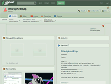 Tablet Screenshot of littlestphedshop.deviantart.com