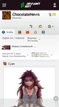 Mobile Screenshot of chocolatenews.deviantart.com