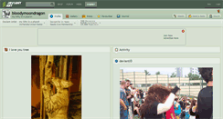 Desktop Screenshot of bloodymoondragon.deviantart.com