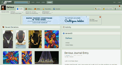 Desktop Screenshot of darkaus.deviantart.com