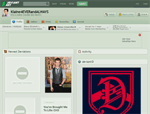 Tablet Screenshot of klaine4everandalways.deviantart.com