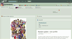 Desktop Screenshot of litteldeadqueen.deviantart.com