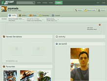 Tablet Screenshot of pquesada.deviantart.com