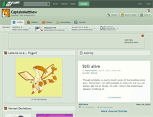 Tablet Screenshot of captainmatthew.deviantart.com