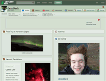 Tablet Screenshot of dezoblack.deviantart.com