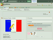 Tablet Screenshot of doodlelious.deviantart.com