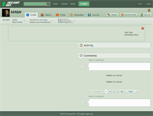 Tablet Screenshot of kirkbir.deviantart.com