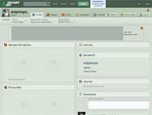 Tablet Screenshot of dolphinplz.deviantart.com