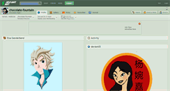 Desktop Screenshot of chocolate-fountain.deviantart.com
