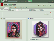 Tablet Screenshot of kiran-x-mechanized.deviantart.com