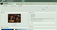 Desktop Screenshot of drywall420.deviantart.com