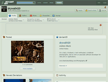 Tablet Screenshot of drywall420.deviantart.com