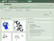 Tablet Screenshot of fishofthesea.deviantart.com