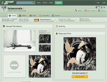 Tablet Screenshot of farbanomalie.deviantart.com