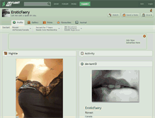 Tablet Screenshot of eroticfaery.deviantart.com