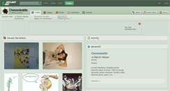 Desktop Screenshot of cheesedoddle.deviantart.com