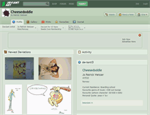 Tablet Screenshot of cheesedoddle.deviantart.com