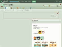 Tablet Screenshot of derp-squirtle.deviantart.com