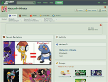 Tablet Screenshot of natsumi---hinata.deviantart.com