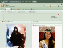 Tablet Screenshot of enzero.deviantart.com