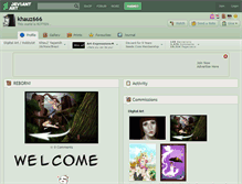 Tablet Screenshot of khauz666.deviantart.com