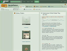 Tablet Screenshot of narutofanss.deviantart.com